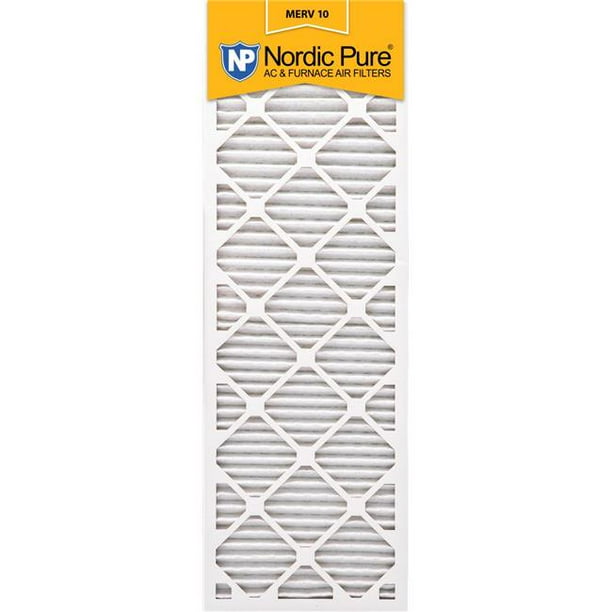 Nordic Pure 14x36x1 Exact MERV 12 Pleated AC Furnace Air Filters 1 Pack Nordic Pure 14x36x1 Exact MERV 12 Pleated AC Furnace Air Filters 1 Pack
